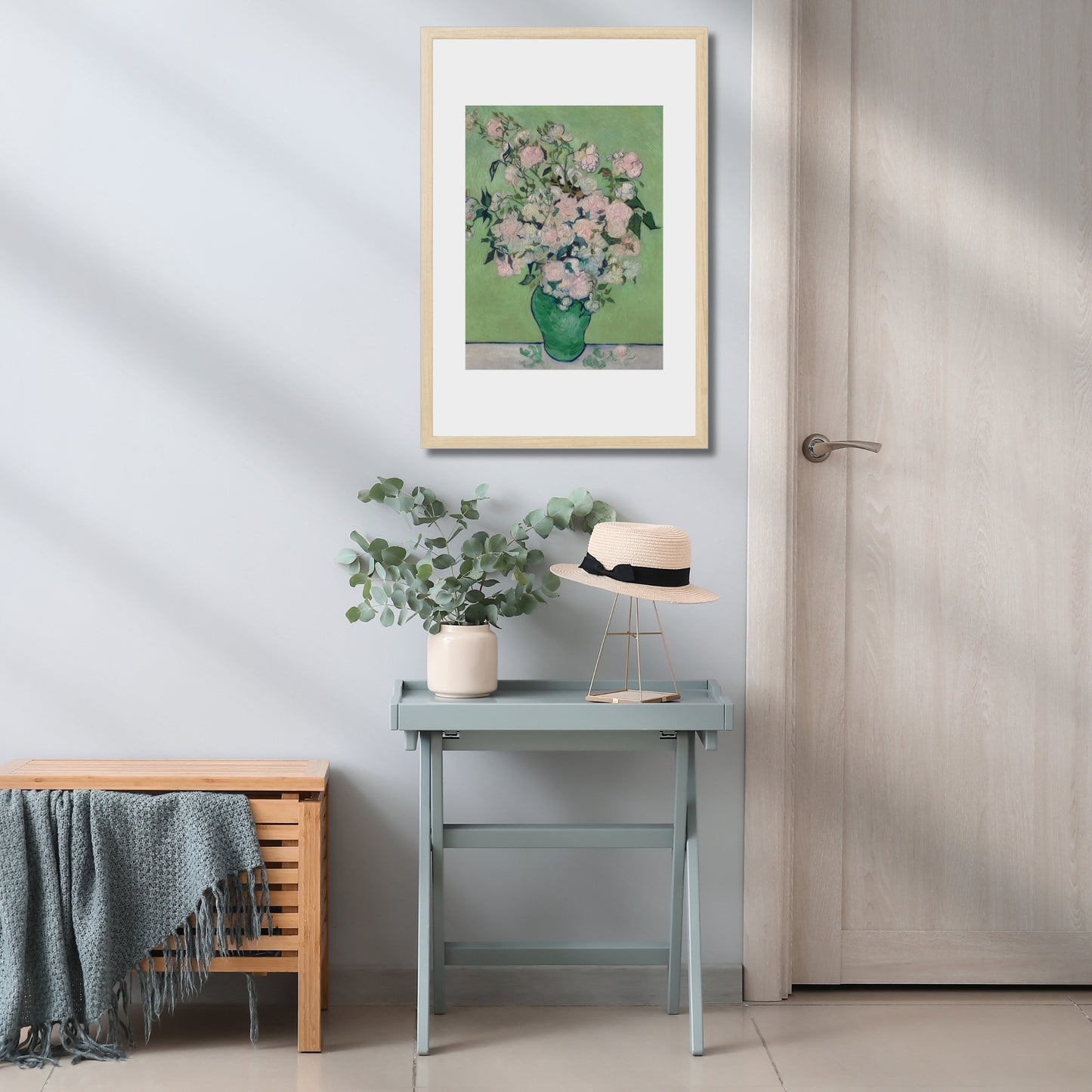 Roses are Forever Van Gogh Limited Edition - Featuring Restored Colors, Single Framed Piece 16" x 24"