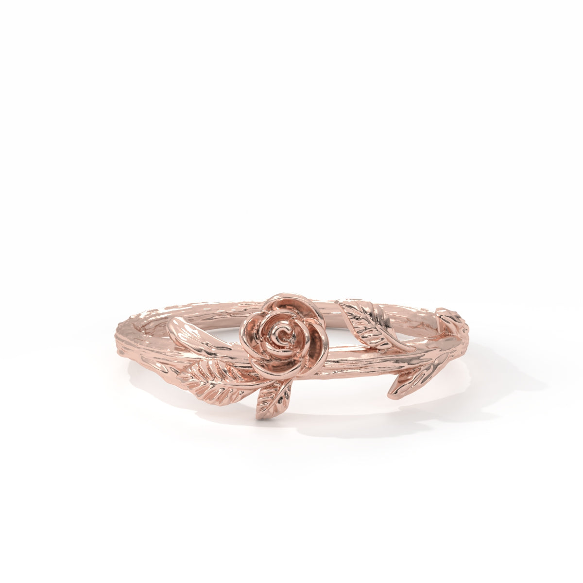 Forest Rose Ring - Solid Gold of Choice