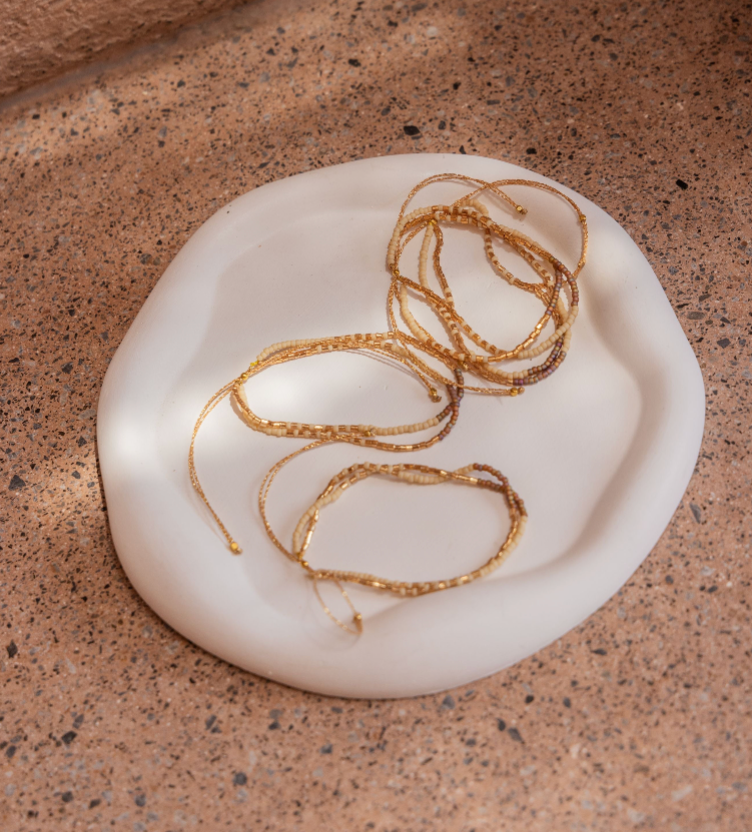 Cloud Round Tray - Stucco Cloud Tray