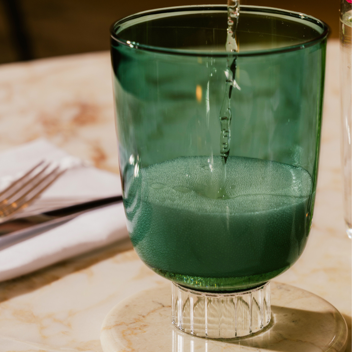 Artful Stemless Wine Glasses