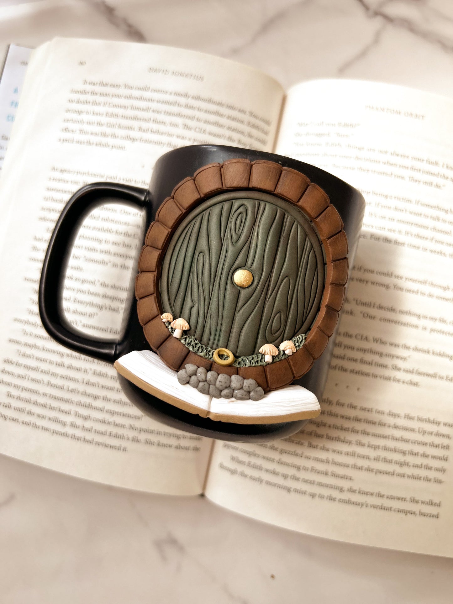 The Shire Mug - Handmade Polymer Clay Decorated
