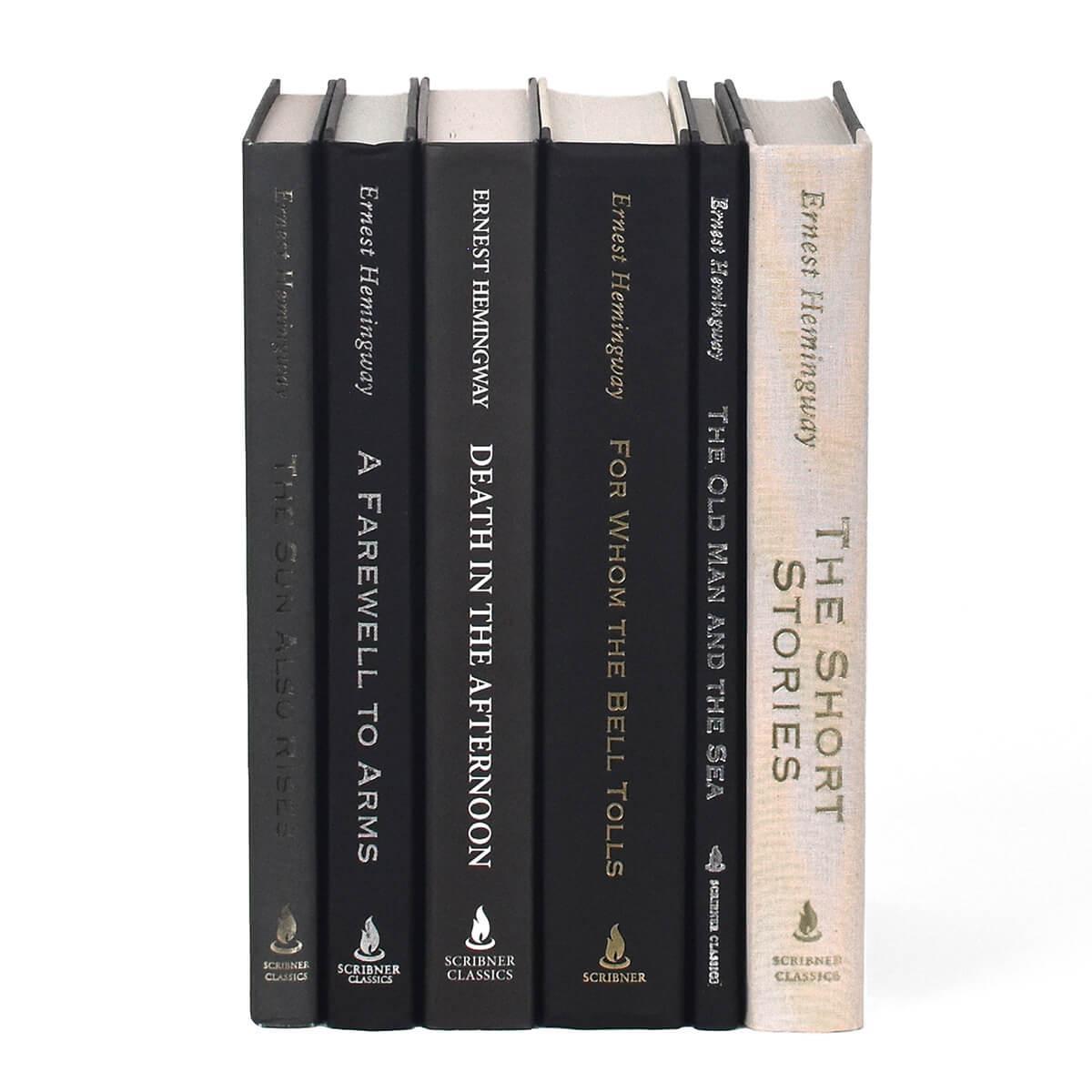 Essential Ernest Hemingway Printed Covers Book Set