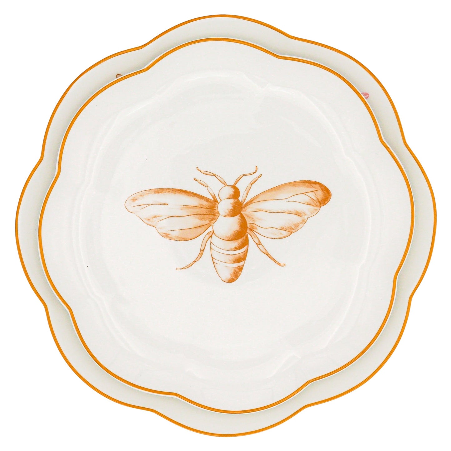 Bumble Voyage Scalloped Dinner Plate - Set of 4