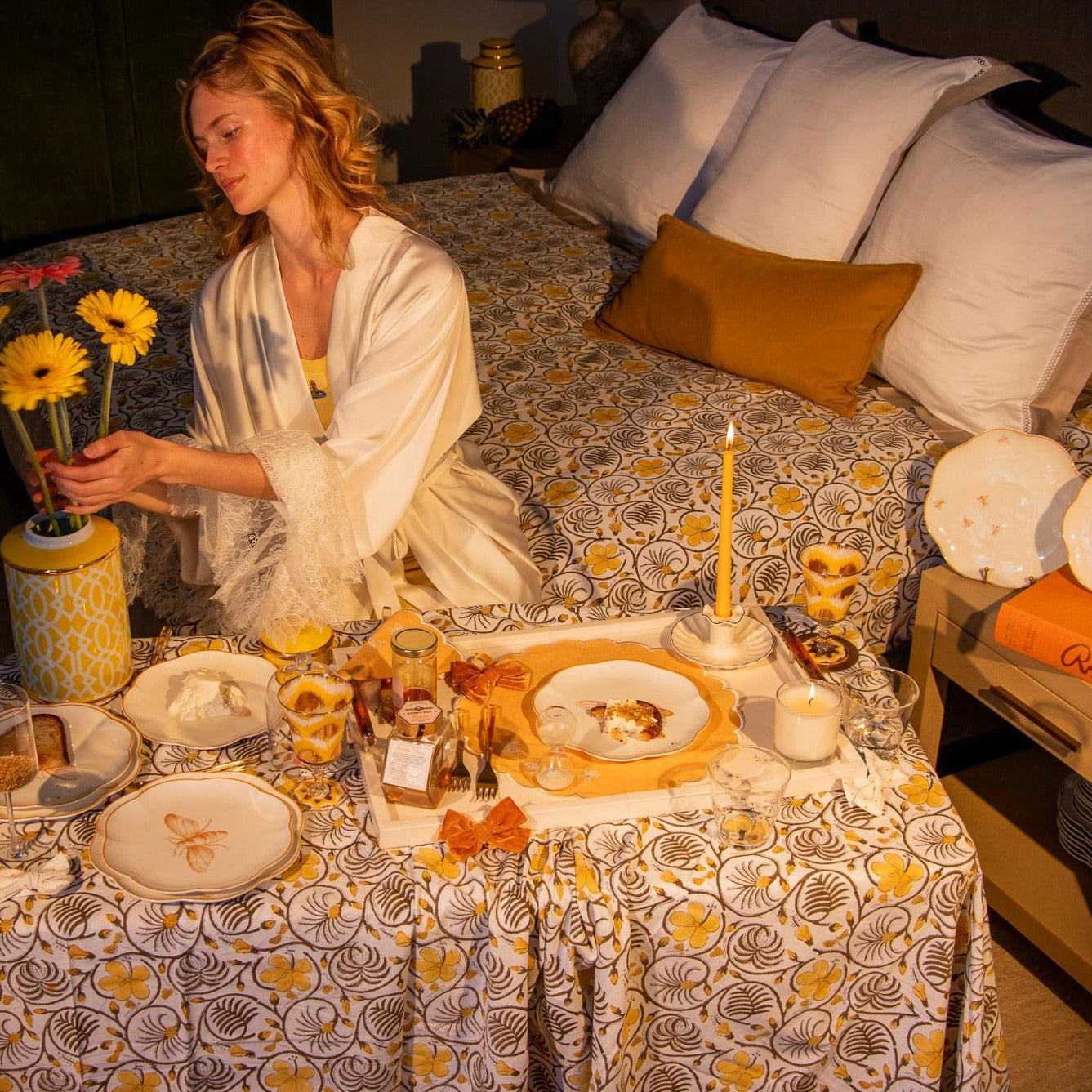 Bumble Voyage Scalloped Dinner Plate - Set of 4