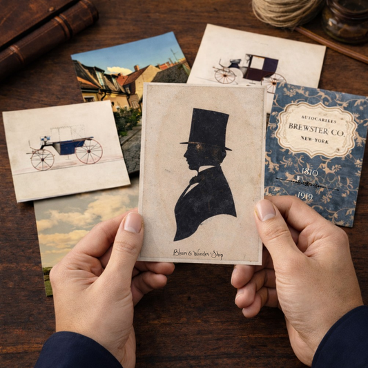 The Gentleman's Desk Print Set - Vintage Masculine Art Prints for Collection and Display