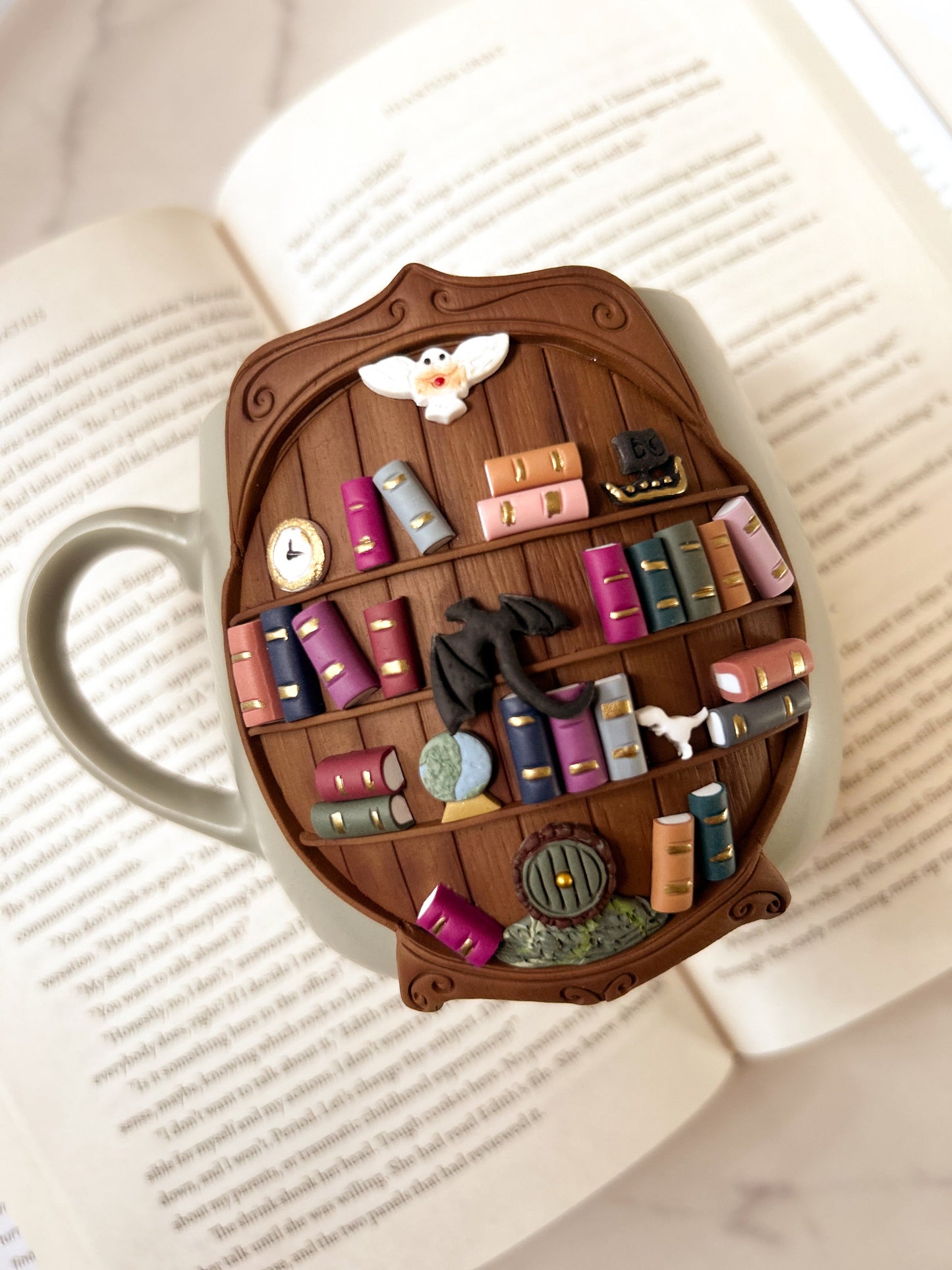 Fantasy Lover's Bookshelf Mug - ONLY 1 AVAILABLE!
