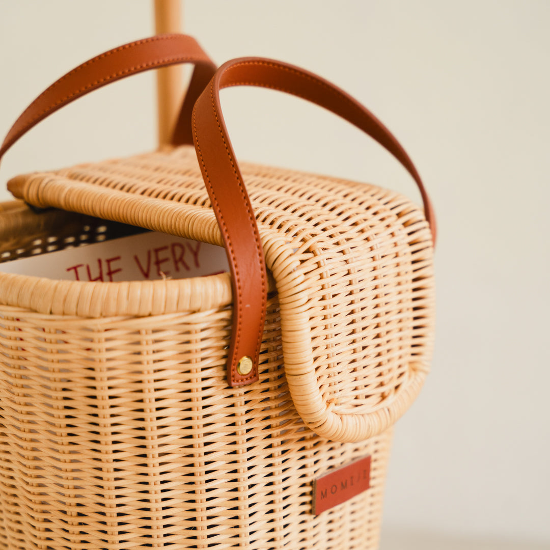 Eric Kids Rattan Shopping Trolley