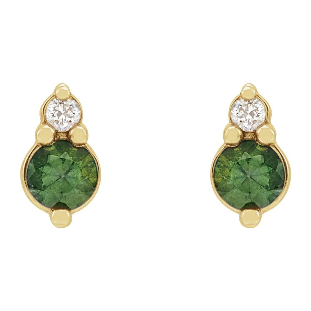 Pixie Studs - Dainty Gold Earrings