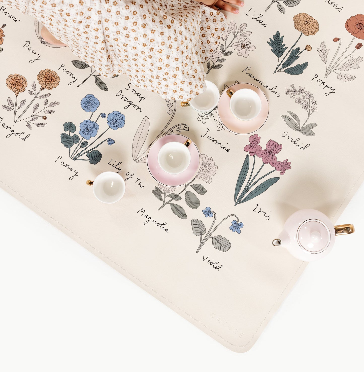 Multipurpose Faux Leather/Leather Blend Mat