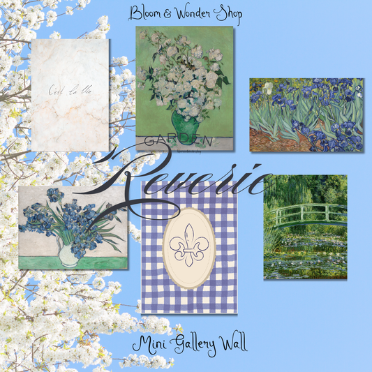 Garden Reverie: Part One, Small Botanical Garden Gallery Wall Print Set - Set of 6
