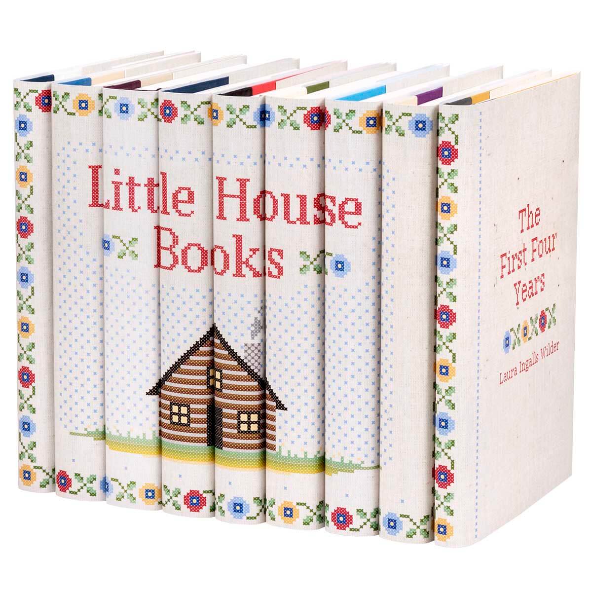Vintage Decorative Little House on the Prairie Book Set