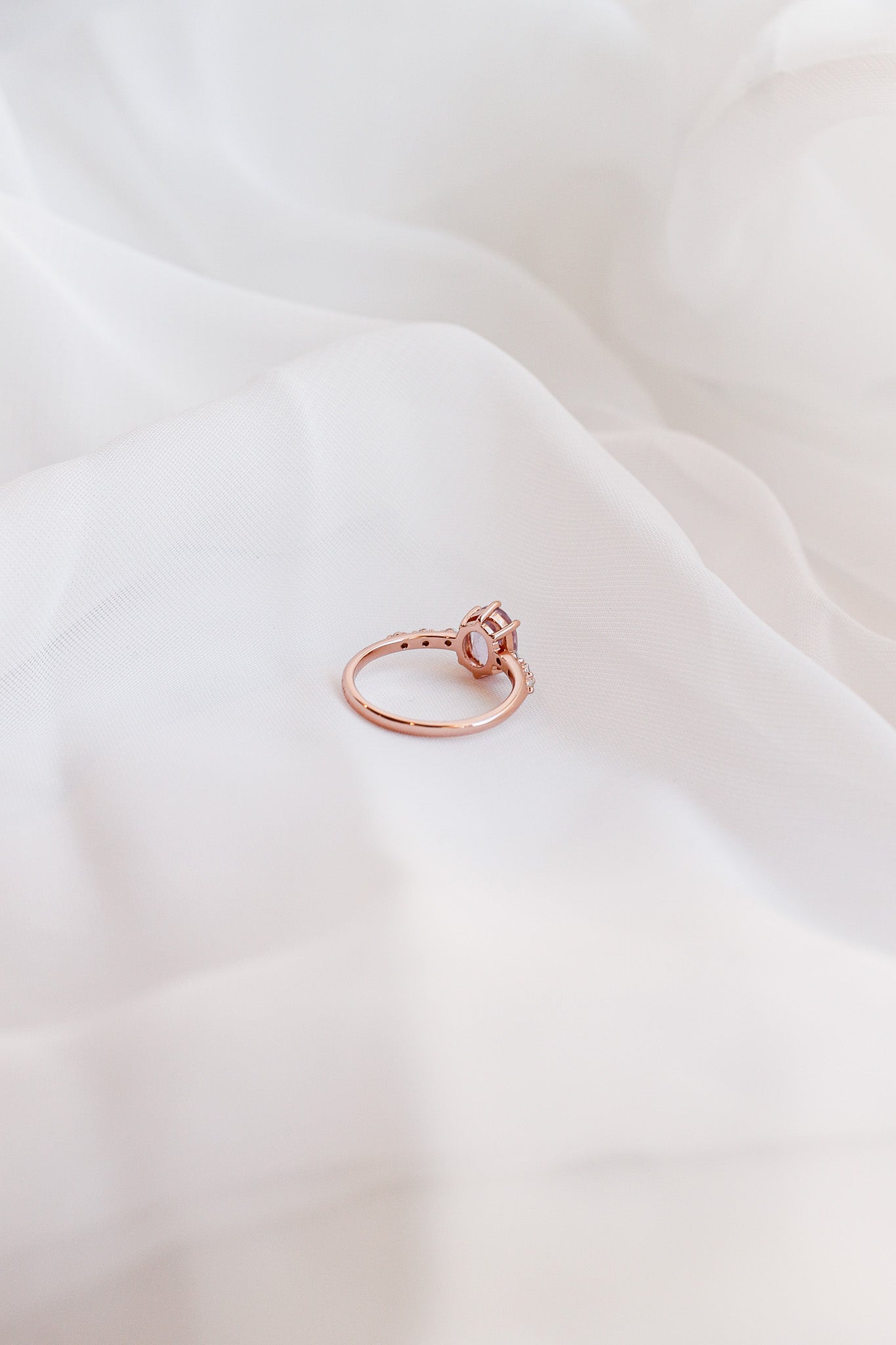 Rapunzel Ring with Lavender Quartz