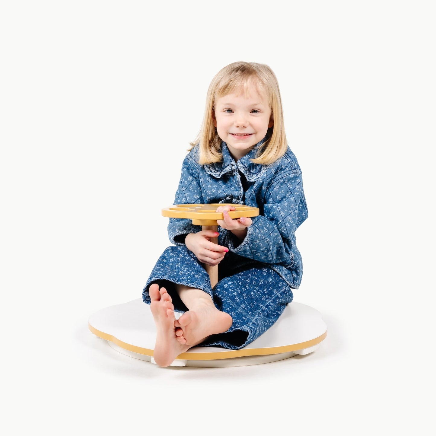 Sit and Spin - Wooden Spinning Seat for Kids