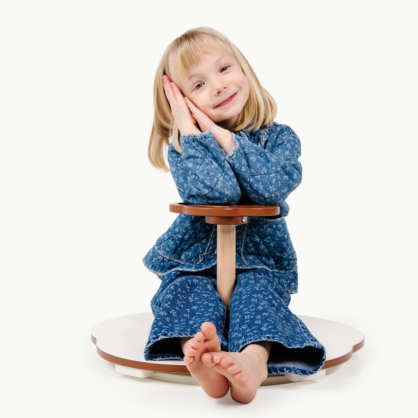 Sit and Spin - Wooden Spinning Seat for Kids