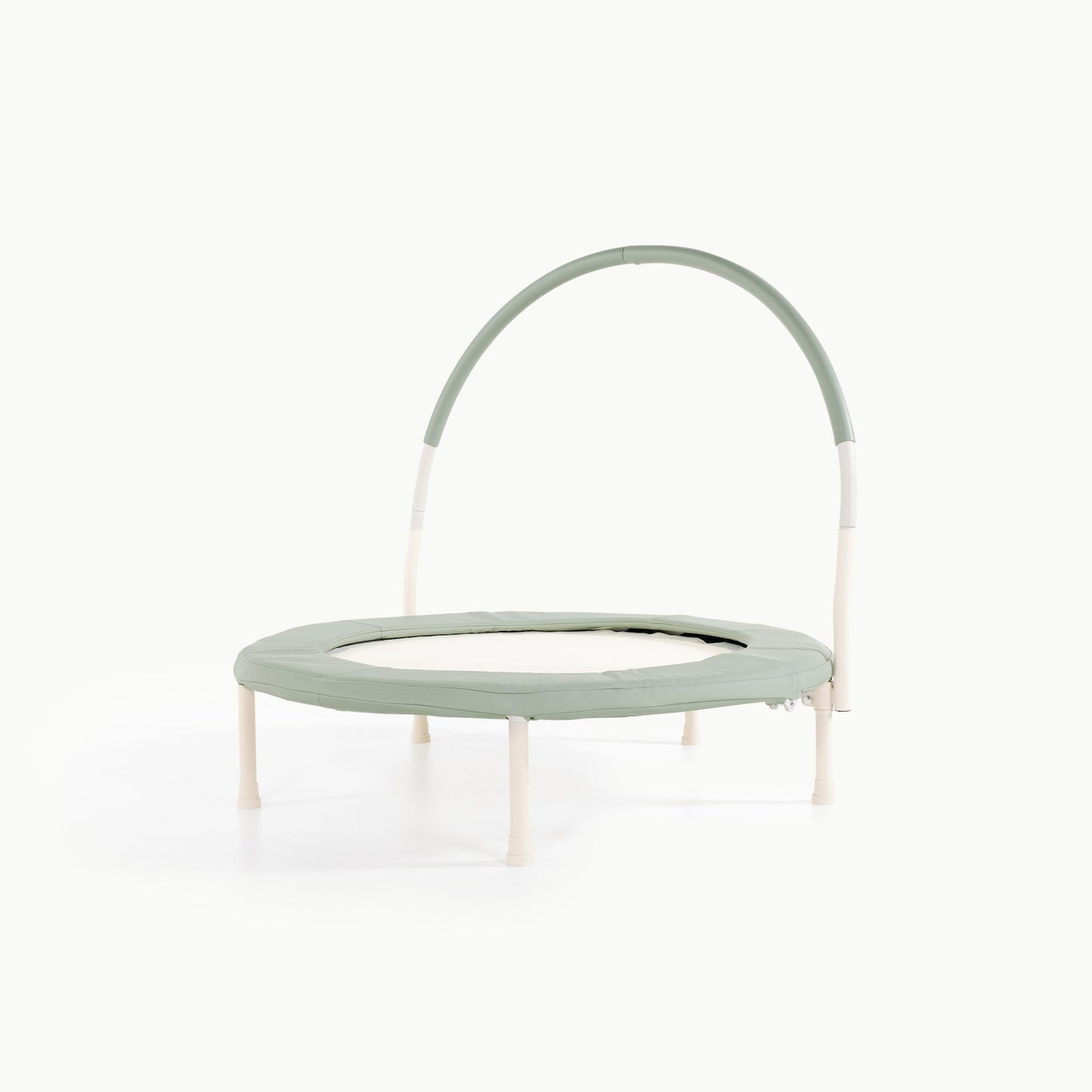 Toddler Mini Indoor Trampoline in Cream or Sage Green