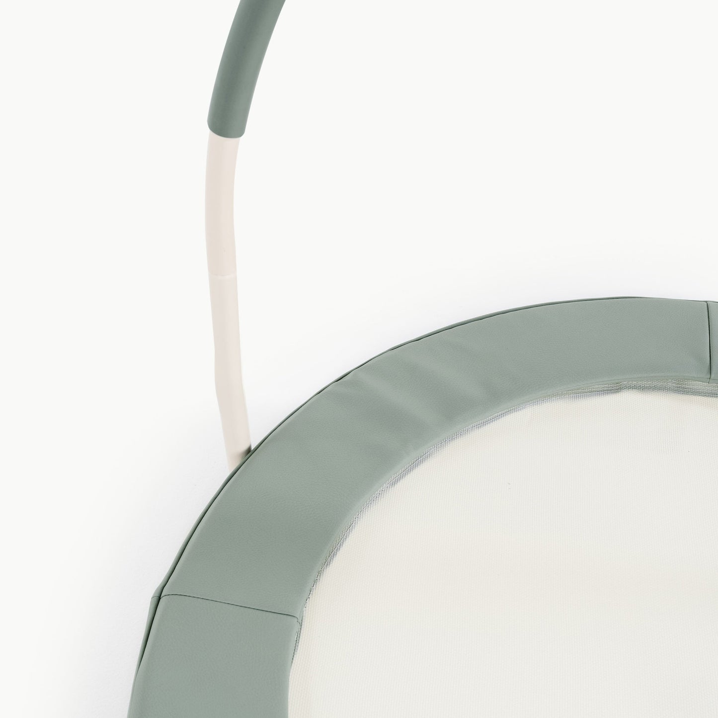 Toddler Mini Indoor Trampoline in Cream or Sage Green