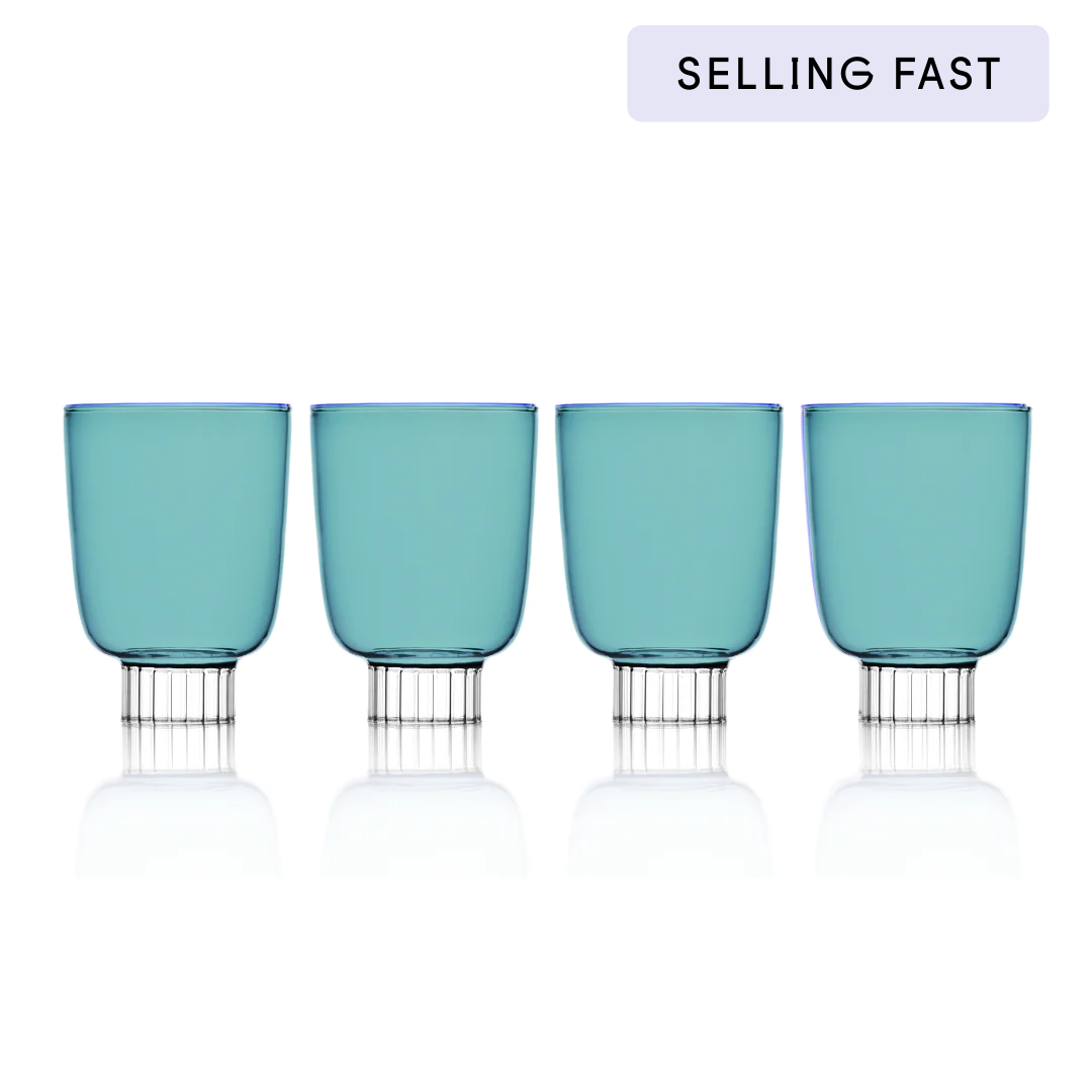 Artful Stemless Wine Glasses