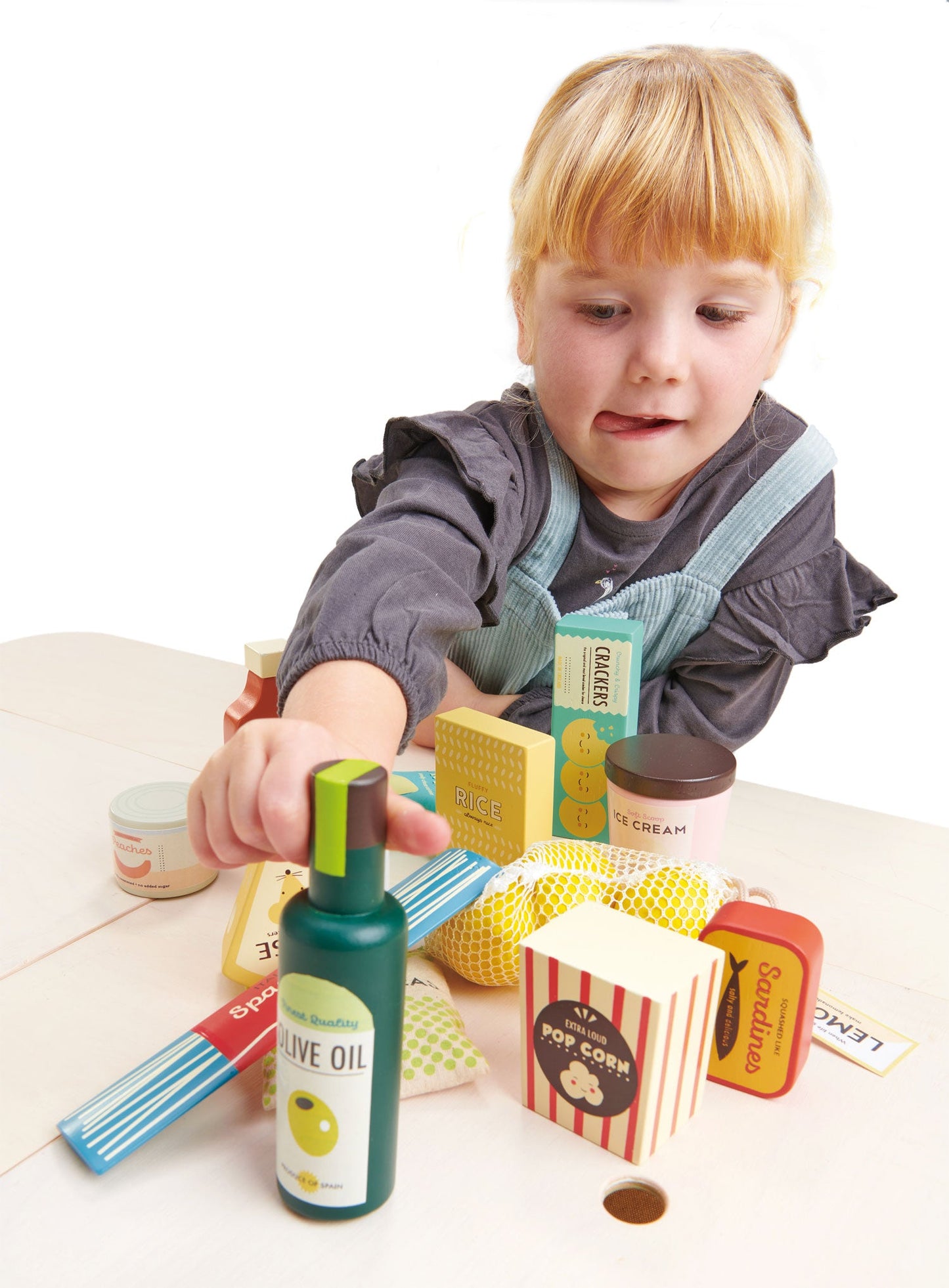 Let's Go Shopping - Full Wooden Play Food Grocery Set