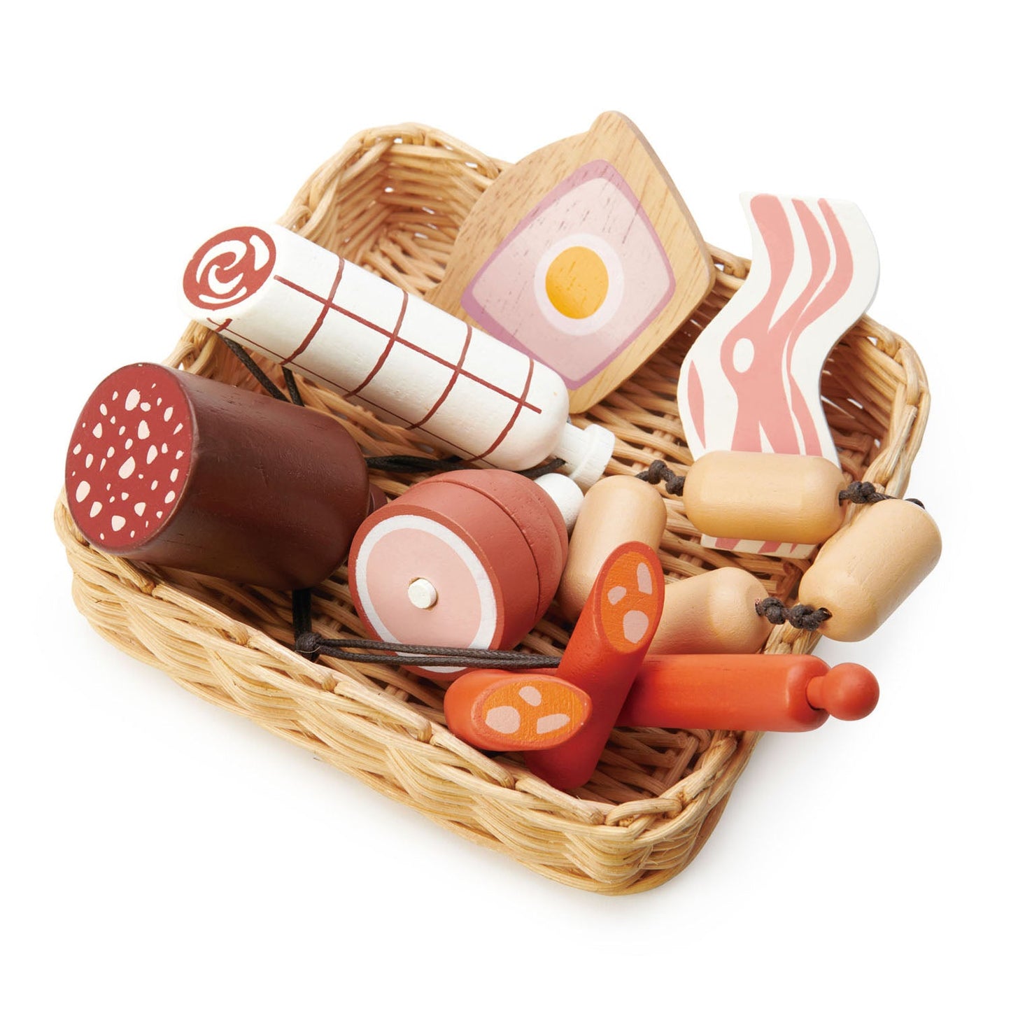 Let's Go Shopping - Full Wooden Play Food Grocery Set
