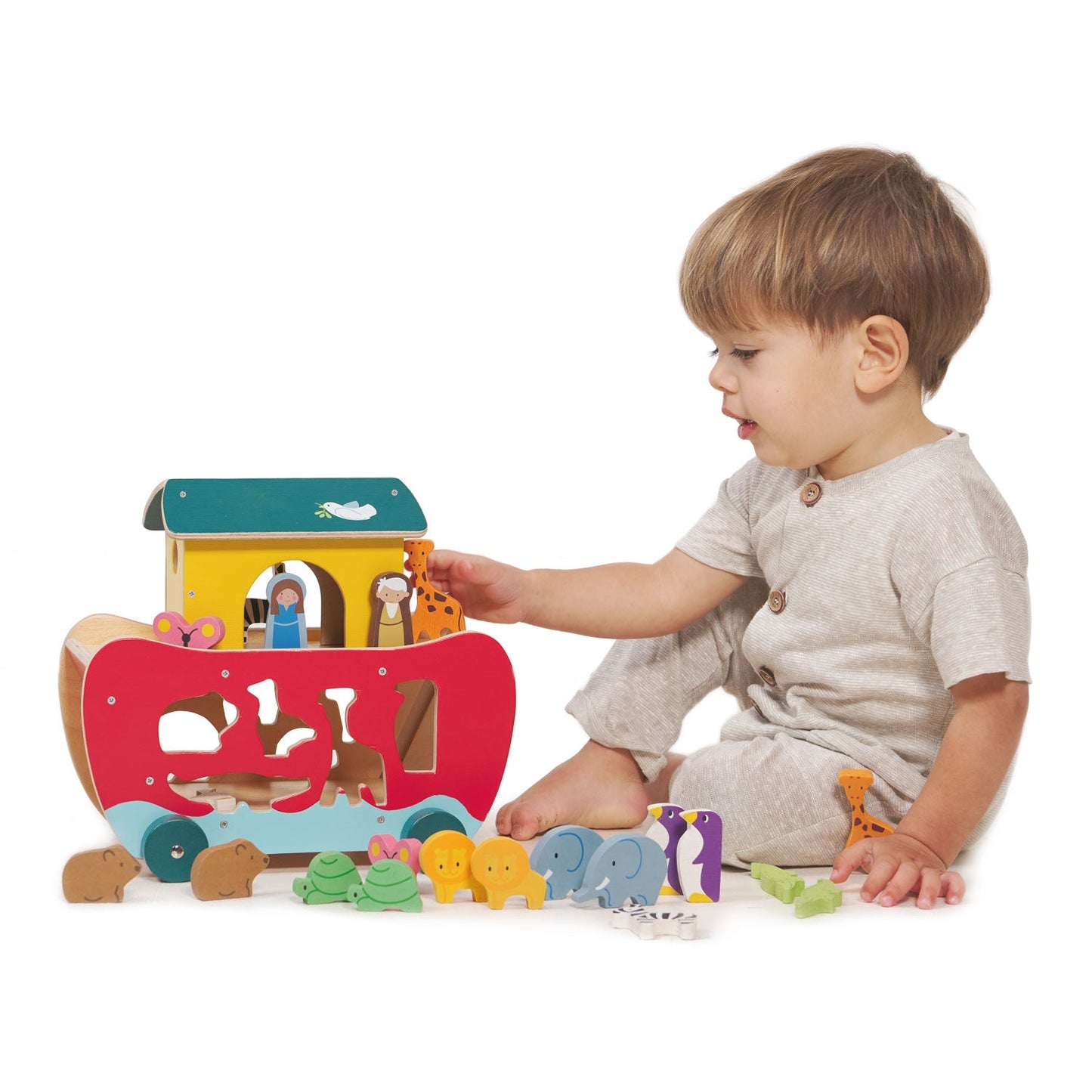 Noah's Shape Sorter Ark - Interactive Animal Shape Sorter