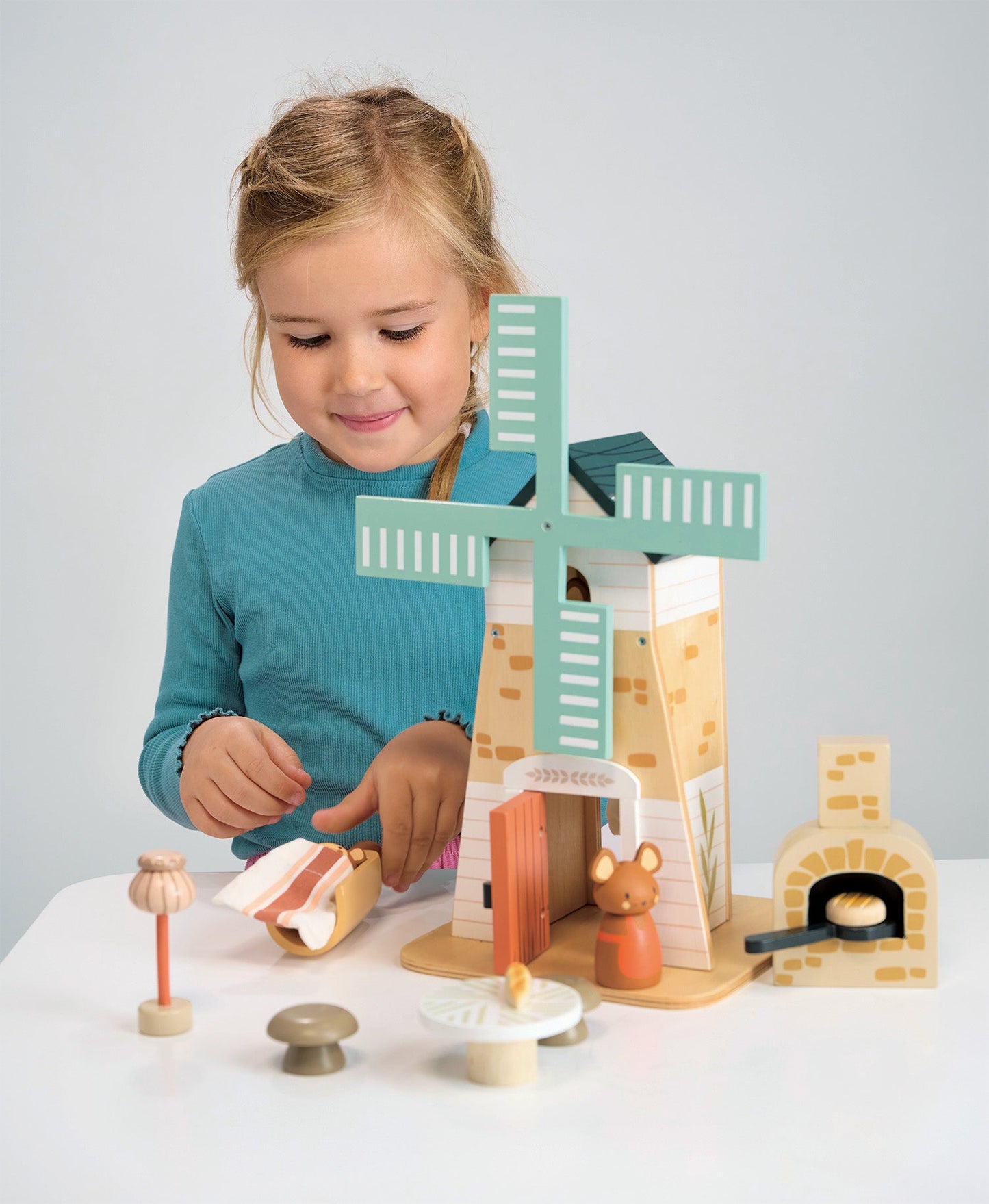 Little Wooden Mice Windmill - Wooden Playset
