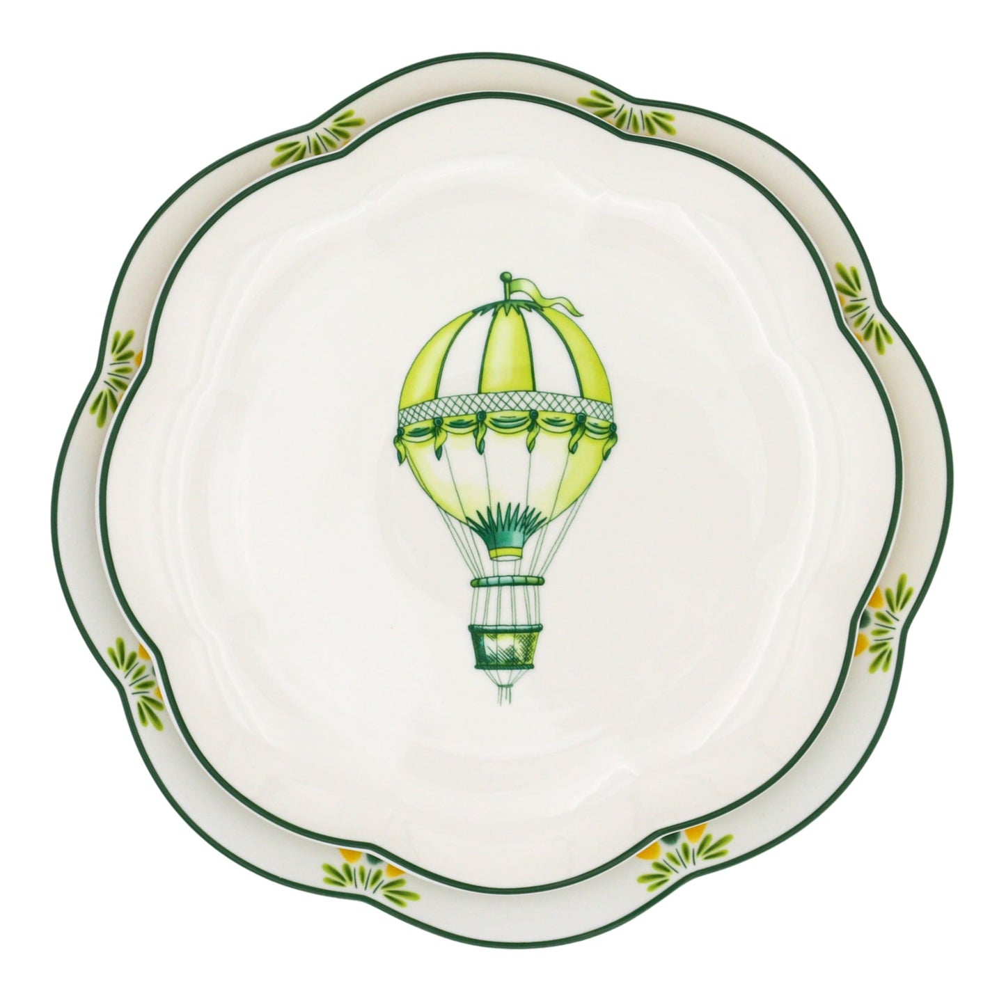 Valensole Lavender Scalloped Dinner Plate - Set of 4