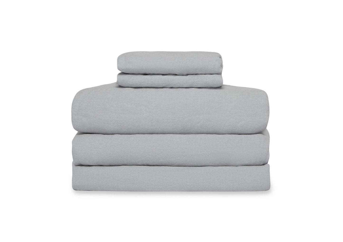 100% Linen Bed Sheet Set - Soft Colors