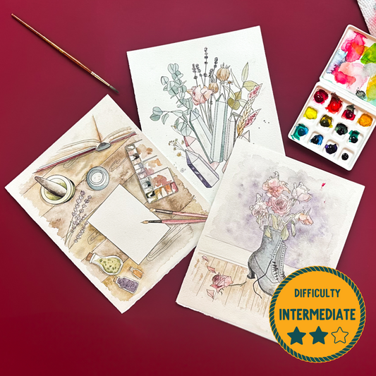 Watercolor Painting Kit - Witchy Vibes, Large