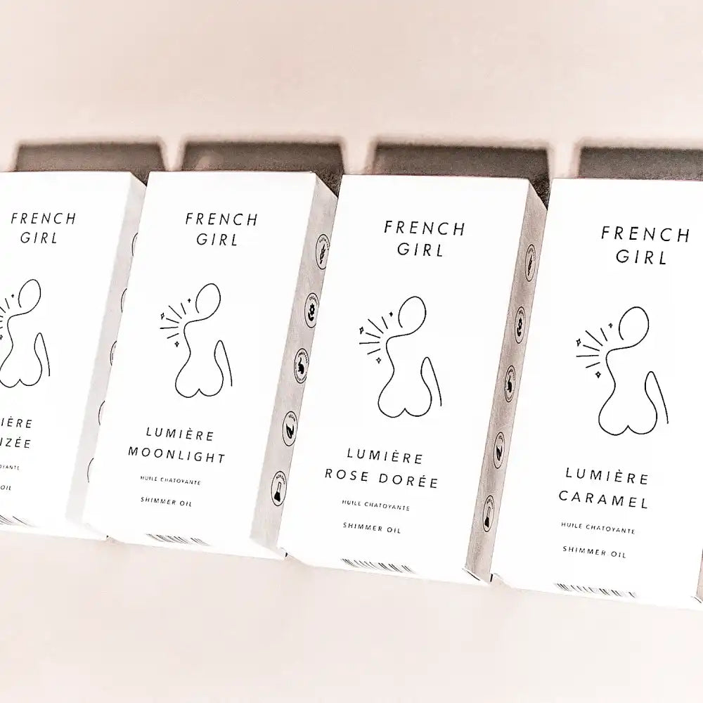 French Girl All-Over Body Shimmer Oil - Caramel
