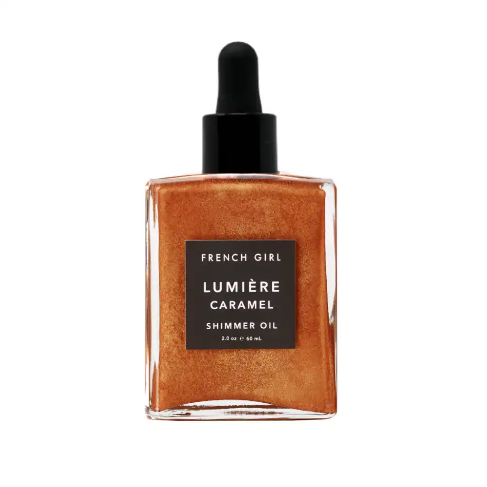 French Girl All-Over Body Shimmer Oil - Caramel