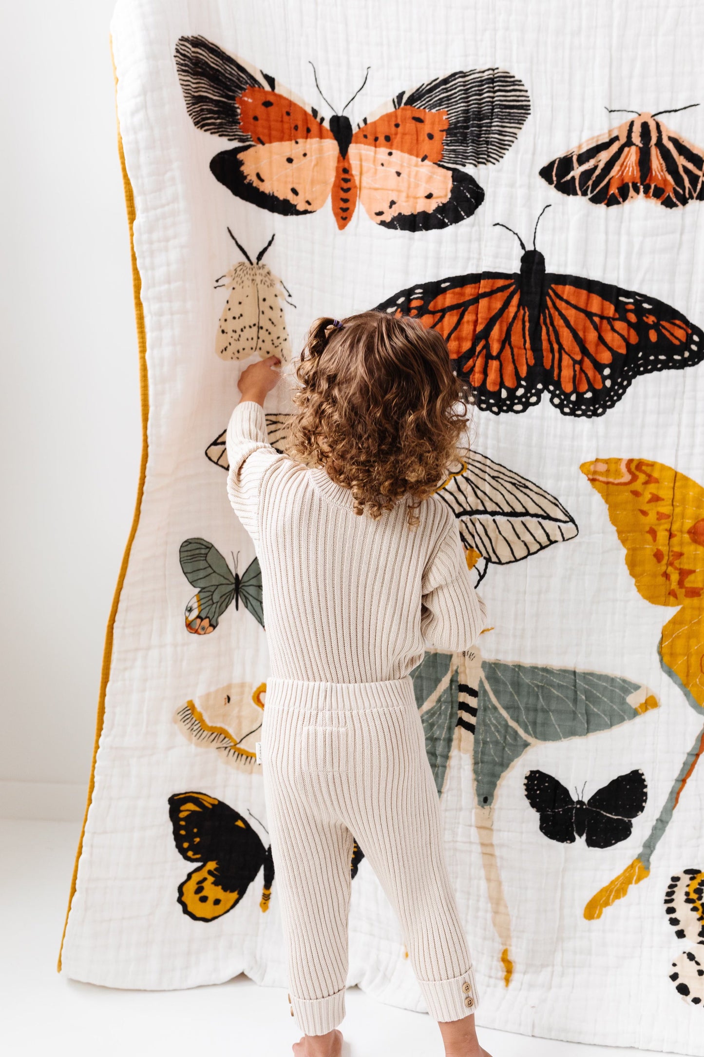 Butterfly Collection Muslin Throw Blanket