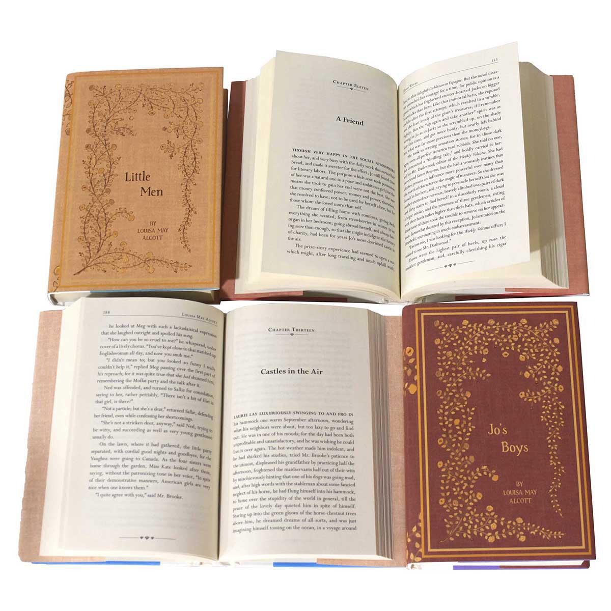 Little Women Antique Floral Book Set