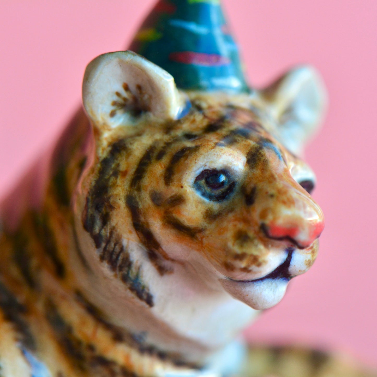Tiger Cake Topper - Collectible Candle Holder