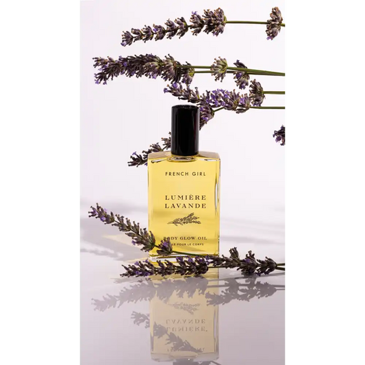 Lumière Body Glow Oil-  Lavender, 3.4 Oz