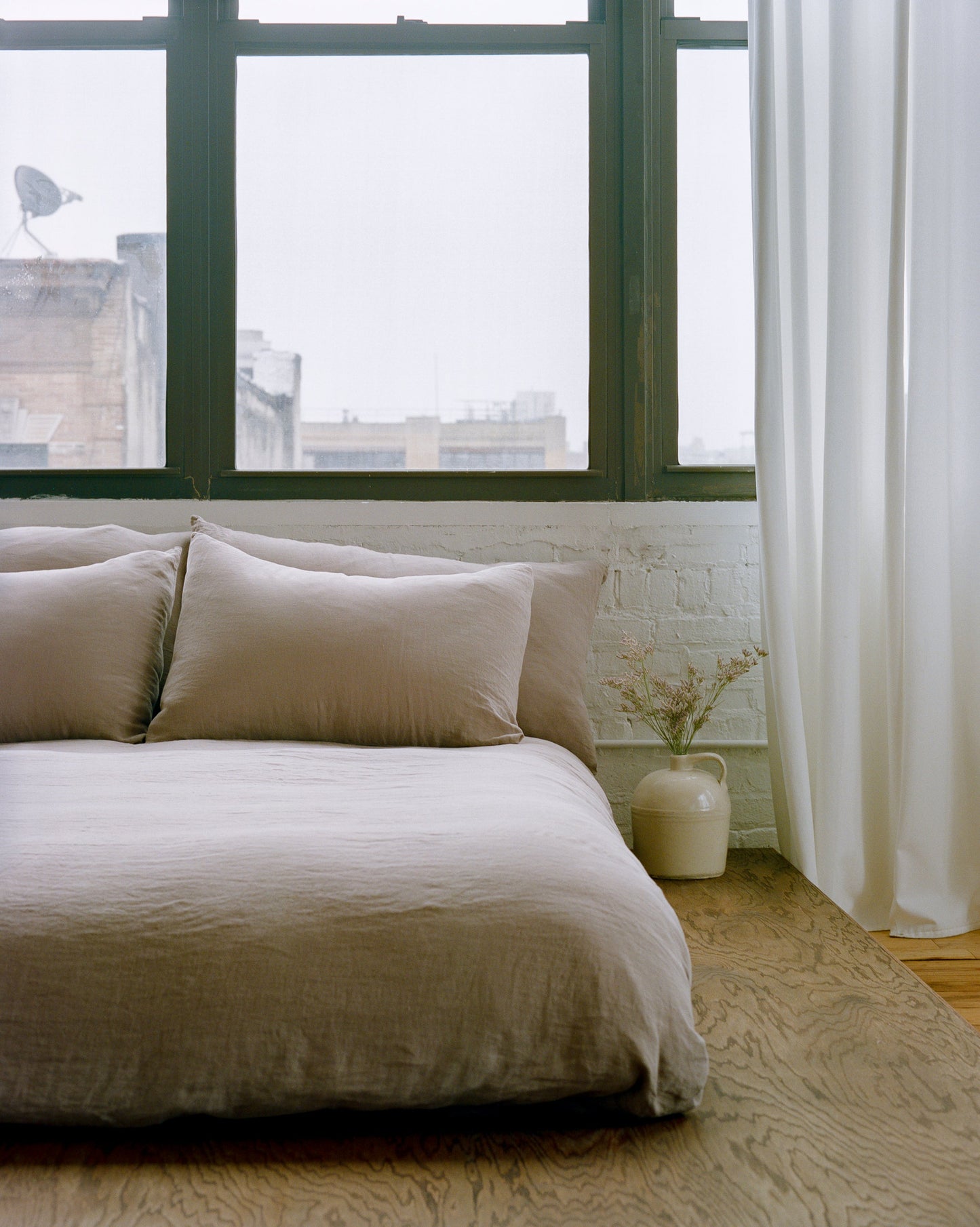 100% Linen Duvet Cover - Washed Linen Duvet