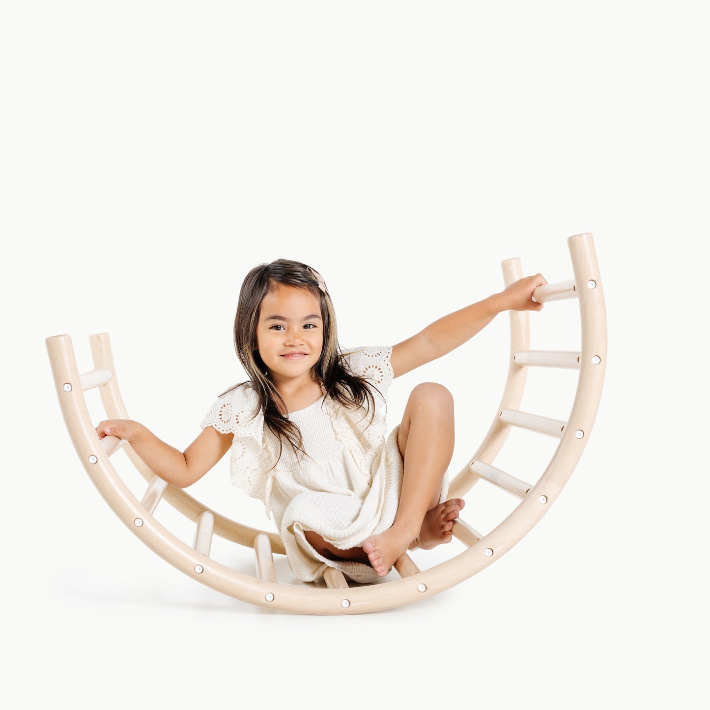 Solid Beech Wood Toddler Open Ended Play Gym