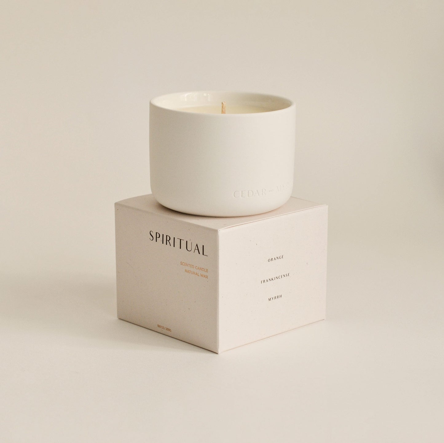 Wellness Candle - Orange, Vanilla, Frankincense + Myrrh