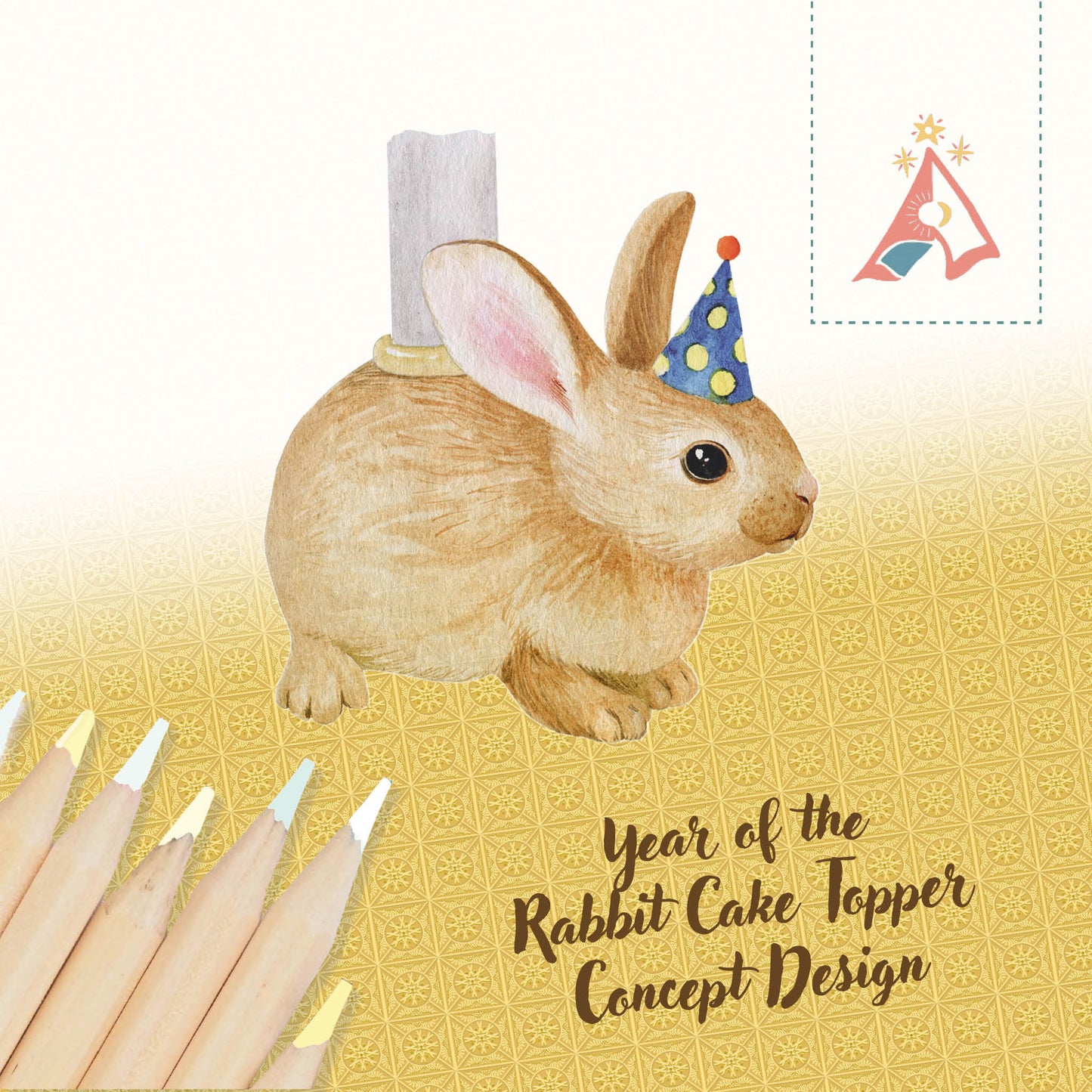 Sweet Bunny Cake Topper - Porcelain Heirloom